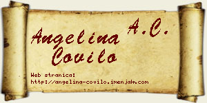 Angelina Čovilo vizit kartica